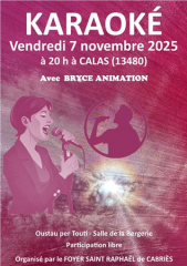 07/11/2025 - KARAOKÉ 07/11/2025 - KARAOKÉ
